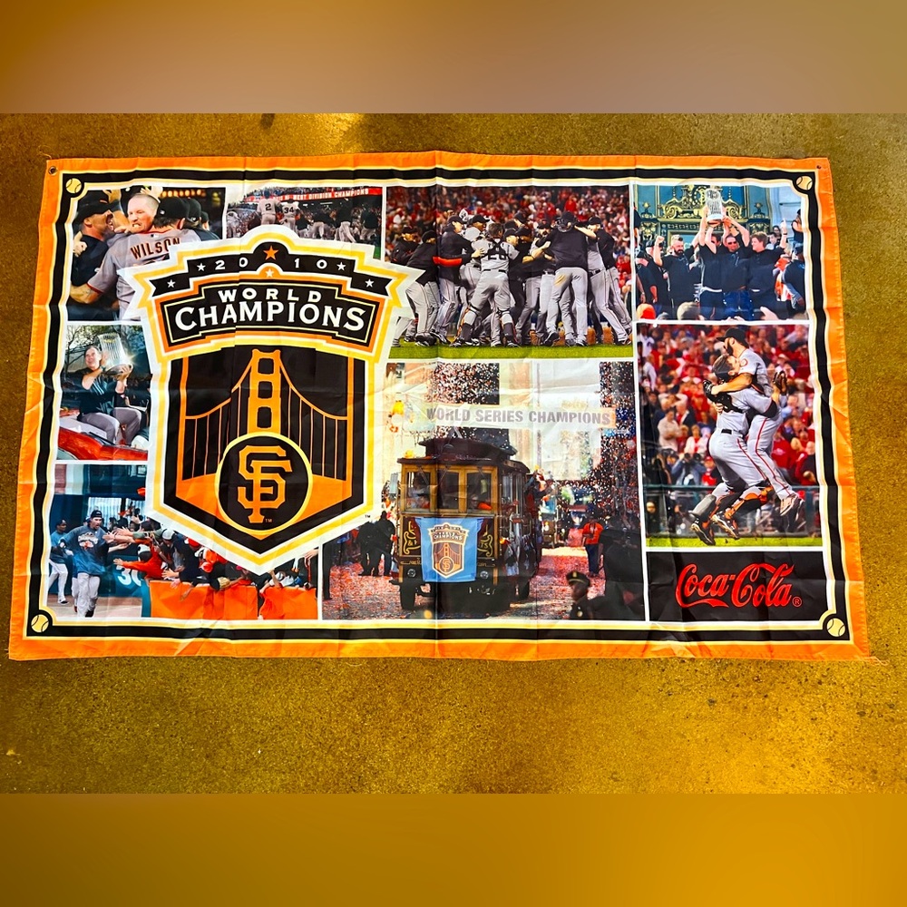 SF Giants 2010 World Champions Banner